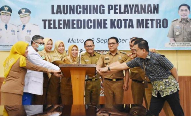 Pemkot Metro Launching Telemedicine, Tunjang Optimalisasi Layanan Masyarakat