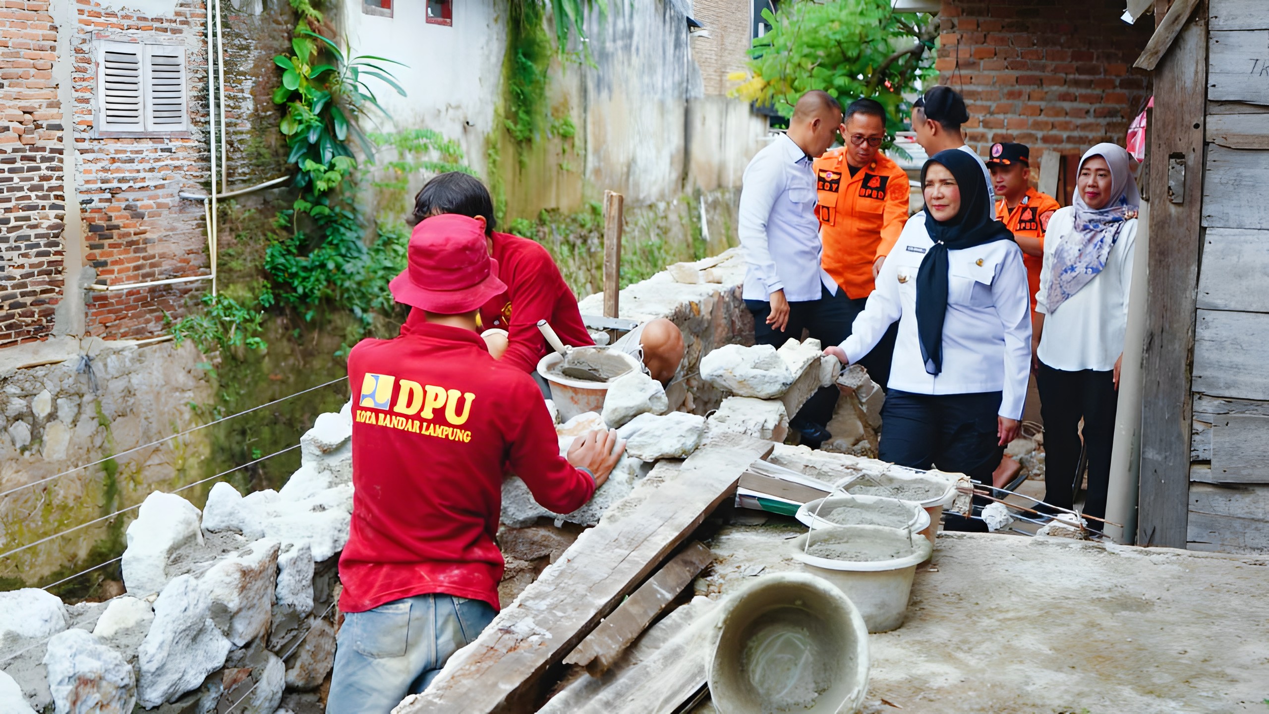 Pemkot Bandar Lampung Kebut Perbaikan Talut Guna Antisipasi Banjir