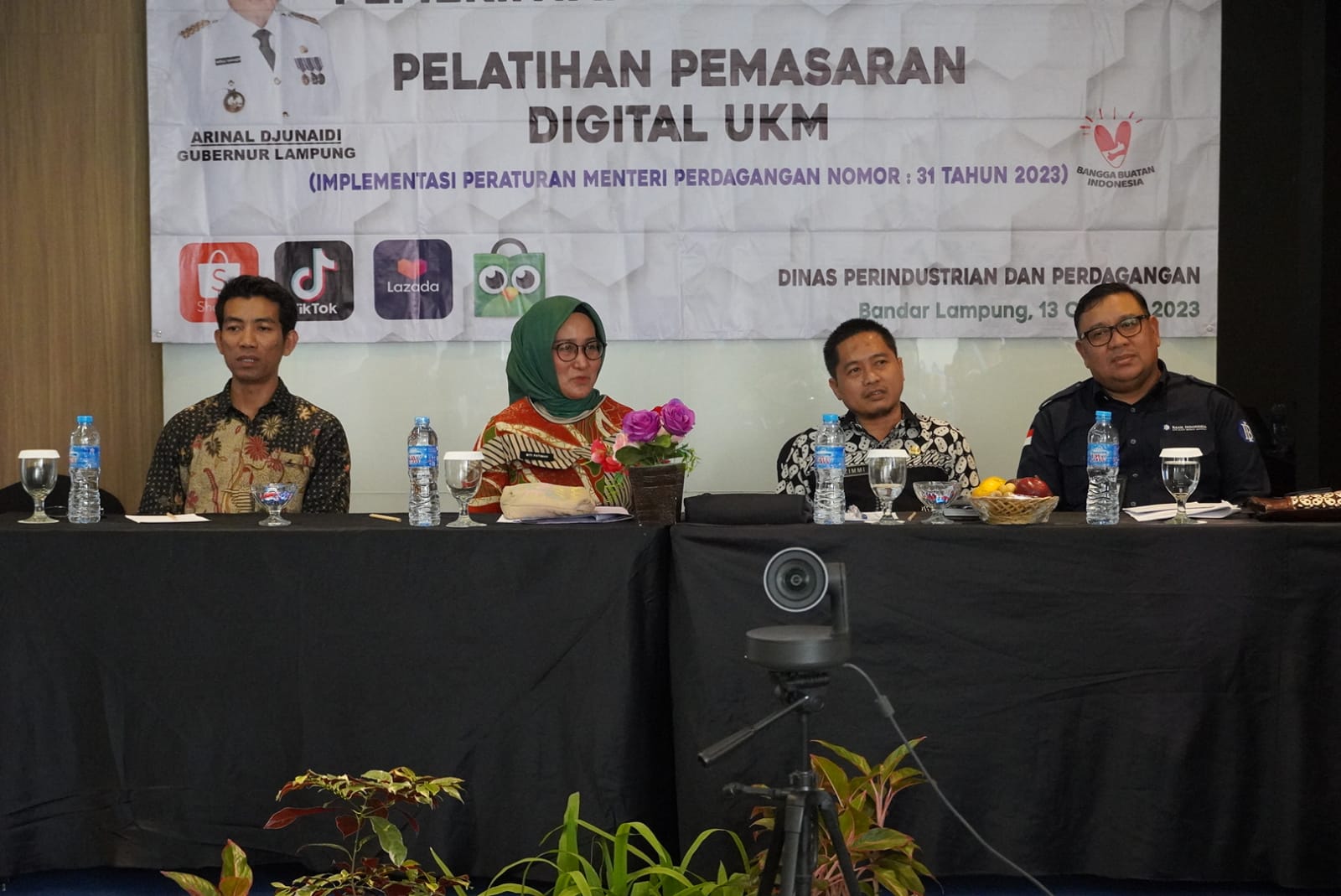 Pemerintah Provinsi Lampung Gelar Pelatihan Pemasaran Digital UKM