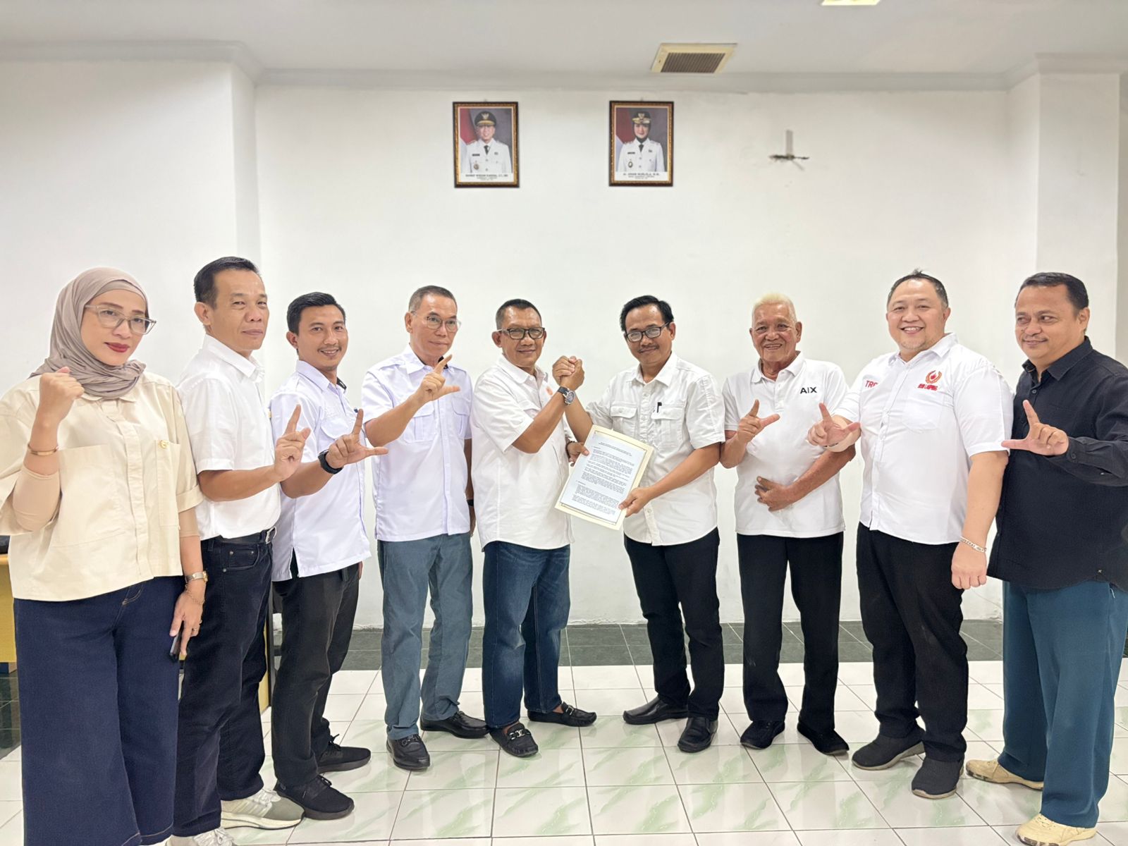 Ketua IPSI Lampung H.Faishol Djausal dan Hanafiah Hamidi Daftar Calon Ketum KONI Lampung