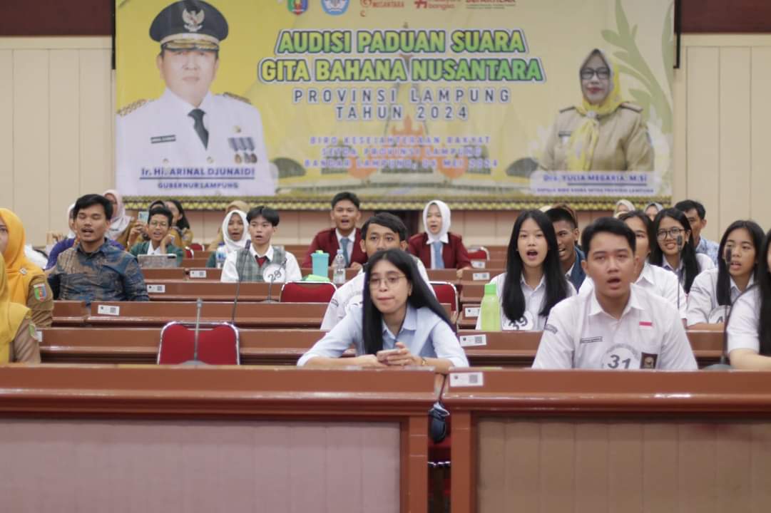 Pemprov Lampung Gelar Audisi Paduan Suara Gita Bahana Nusantara Tahun 2024