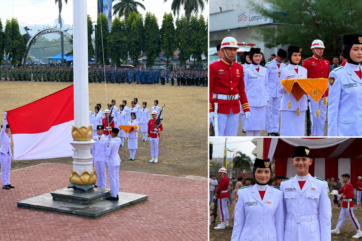 Muhyi dan Jasmine, Dua Pelajar Asal Metro Isi Posisi Penting Paskibraka Provinsi Lampung