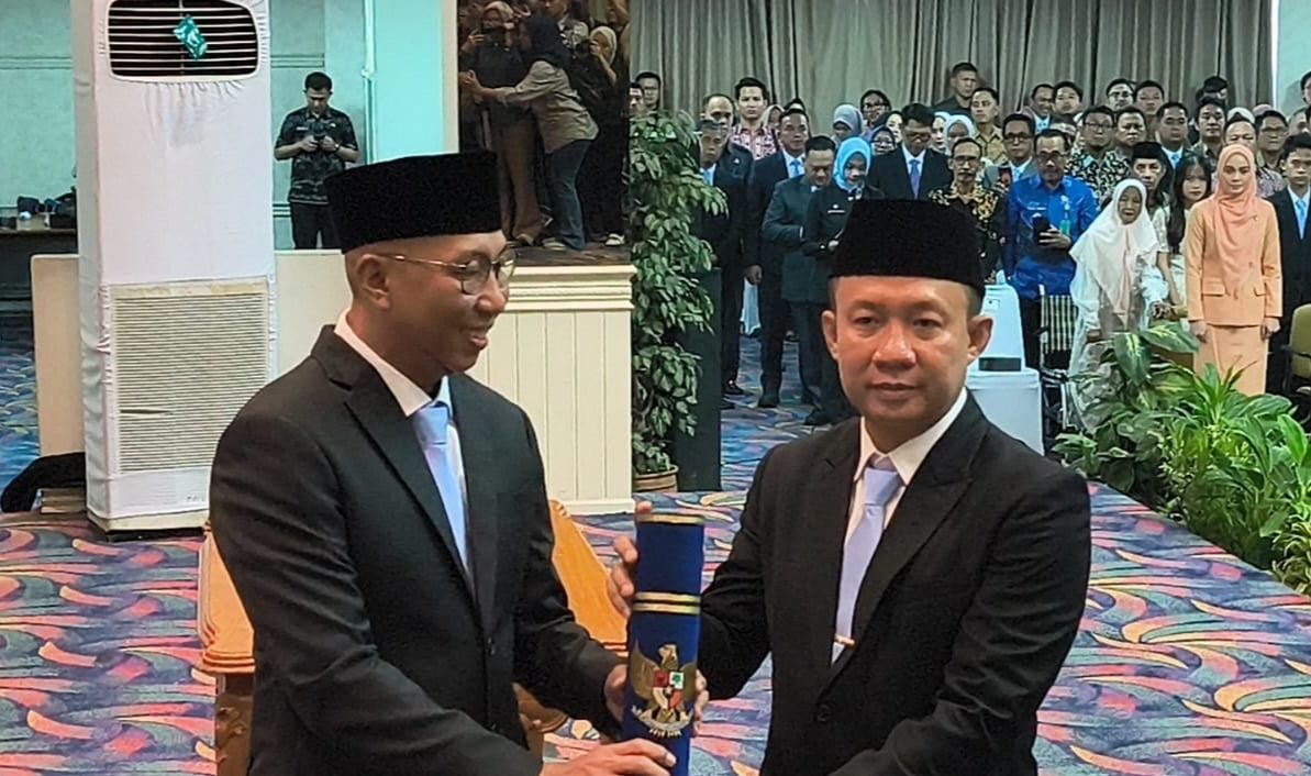 Marindo Kurniawan Resmi Dilantik Jadi Sekdaprov Lampung, Jadi Sekda Termuda di Lampung