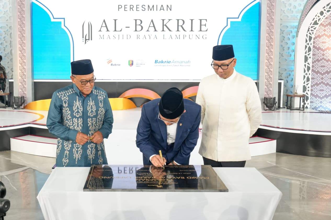 Masjid Raya Al-Bakrie Lampung Diresmikan: Ikon Baru Menyatukan Iman, Budaya, dan Sosial 