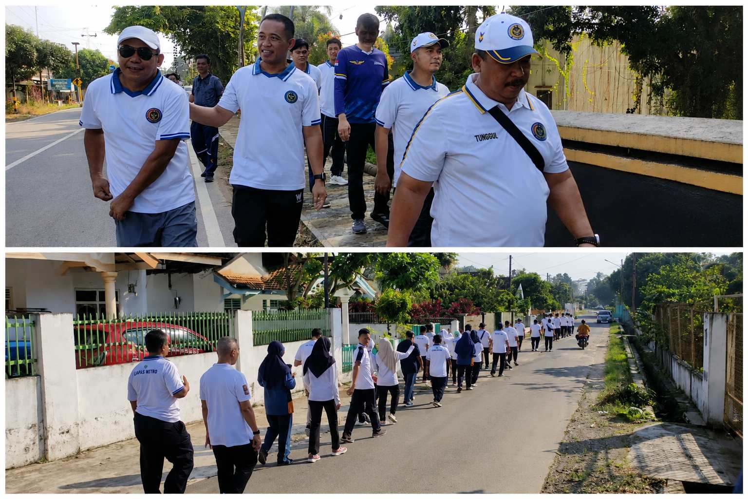 Lapas Metro Gelar Jalan Sehat, Perkuat Kebugaran dan Kekompakan Pegawai