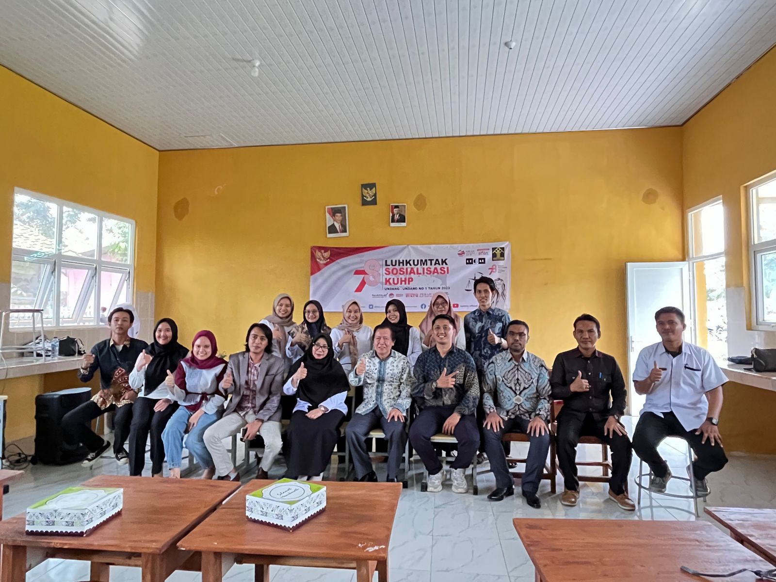 Penyuluhan Hukum Serentak Sosialisasi KUHP (Undang-undang No. 1 Tahun 2023) : Lembaga Advokasi Lampung bekerja