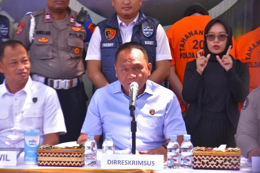 Polda Lampung Bongkar Penipuan Love Scamming, 4 Napi Jadi Tersangka