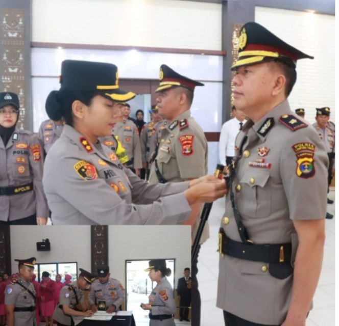Kapolres Lamtim Pimpin Sertijab Wakapolres, Dua Kasat dan 3 Kapolsek