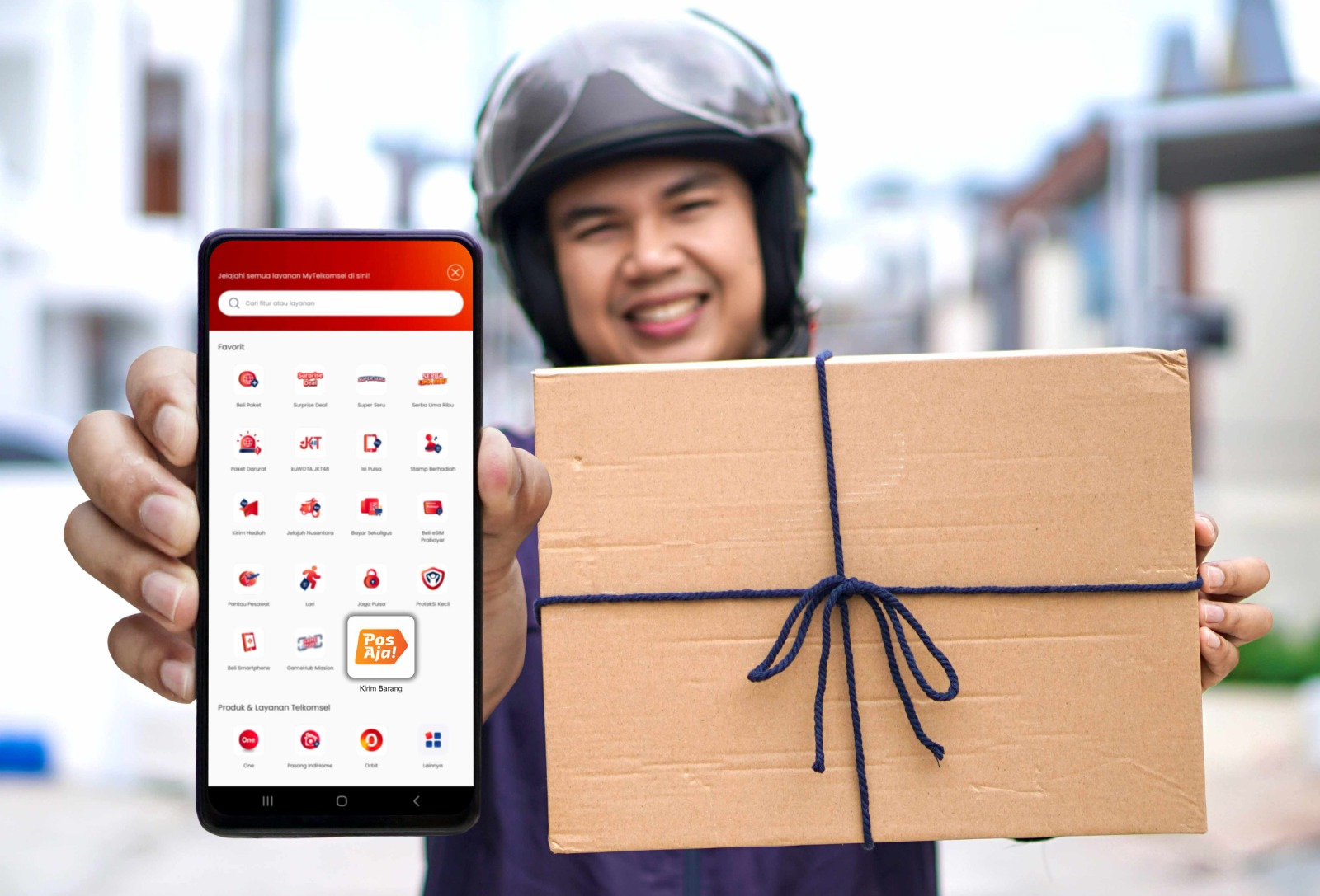 Telkomsel Gandeng Pos Indonesia Hadirkan Layanan Kirim Barang PosAja! di MyTelkomsel Super App