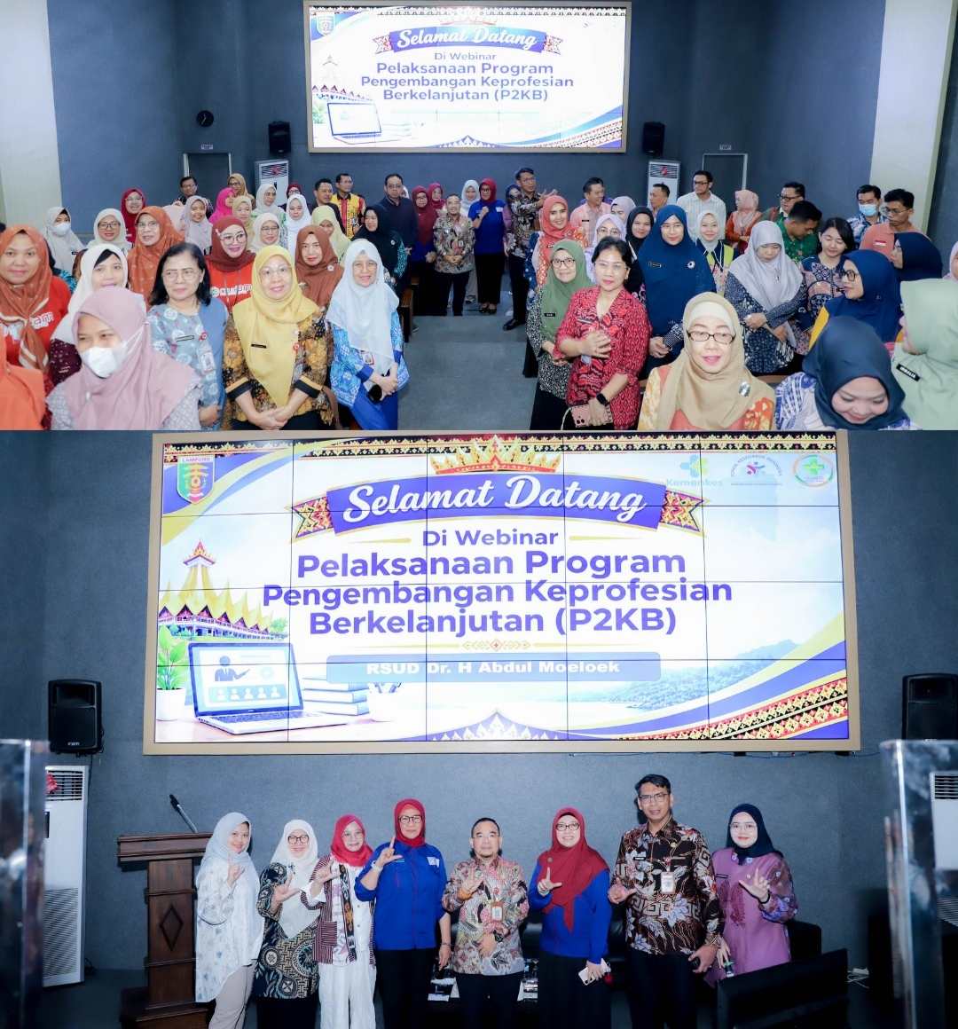 RSUD Abdul Moeloek Perkuat Kompetensi Tenaga Kesehatan melalui Program P2KB