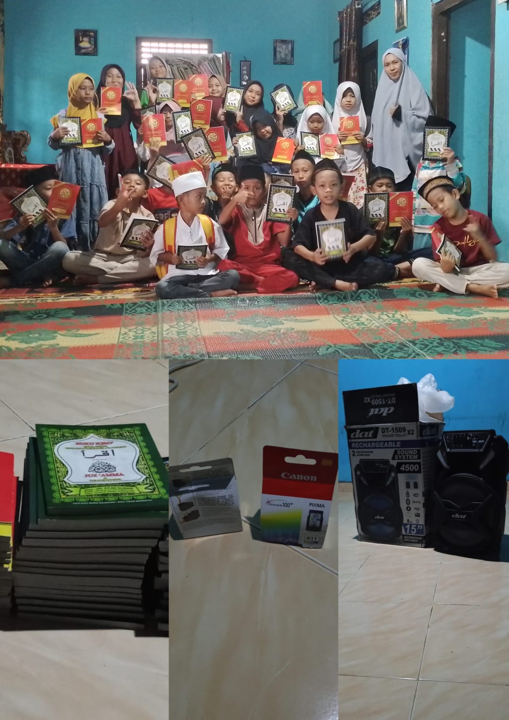 Terima Bantuan Hibah dari Pemkab Waykanan, TPA Al-Hikmah Ucapkan Terimakasih
