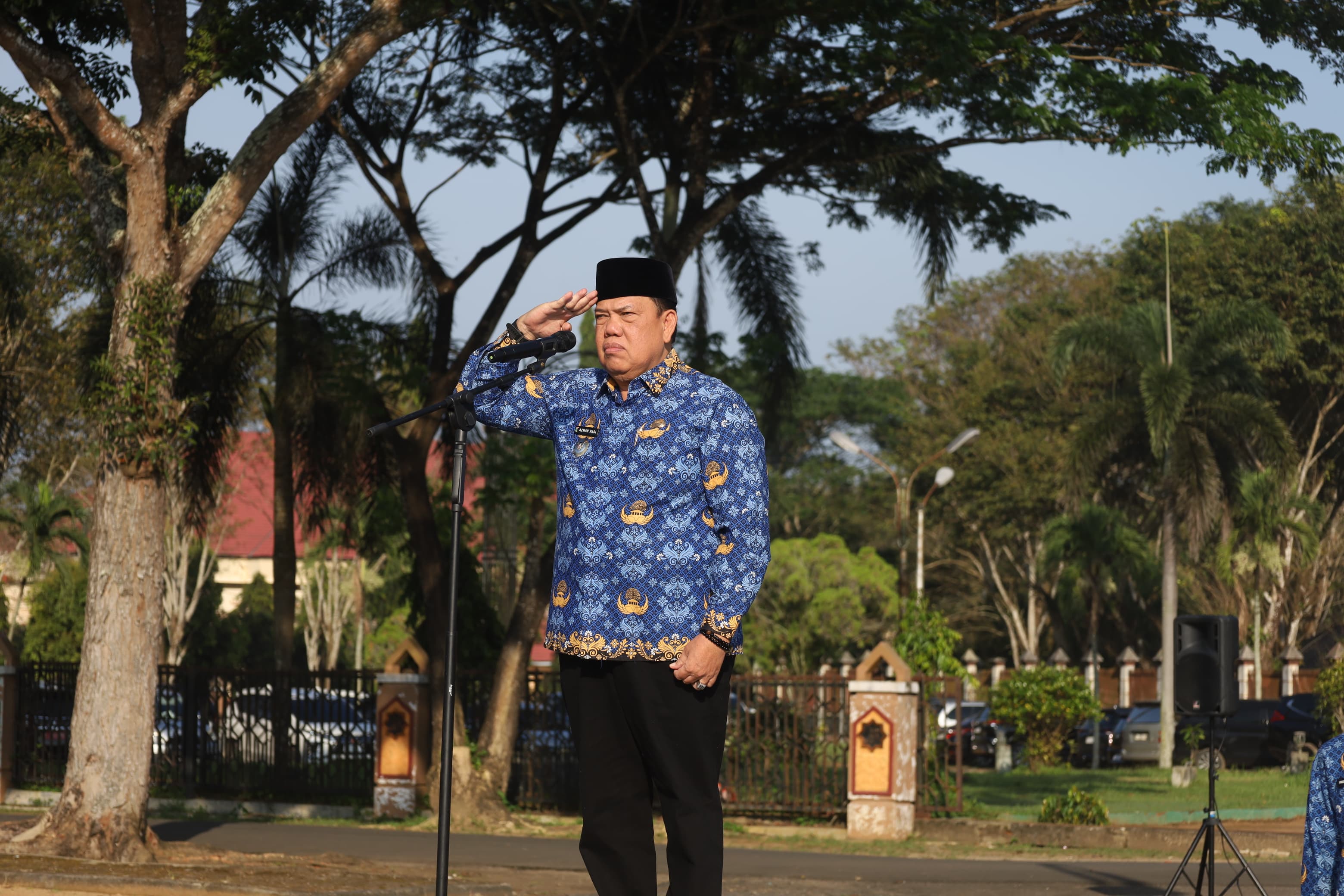 Wabup Lamtim Azwar Hadi Pimpin Upacara Peringatan Hari Otonomi Daerah ke 30 