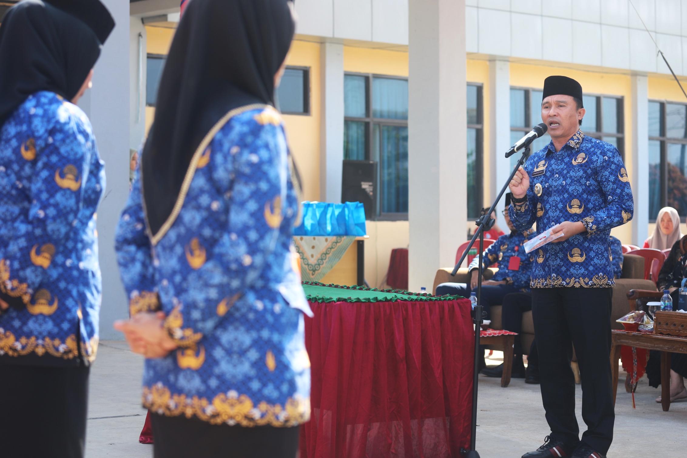 Lantik 14 Kapus dan Kasubag TU, Parosil Mabsus Tegaskan Pelayanan Harus Siap 24 Jam