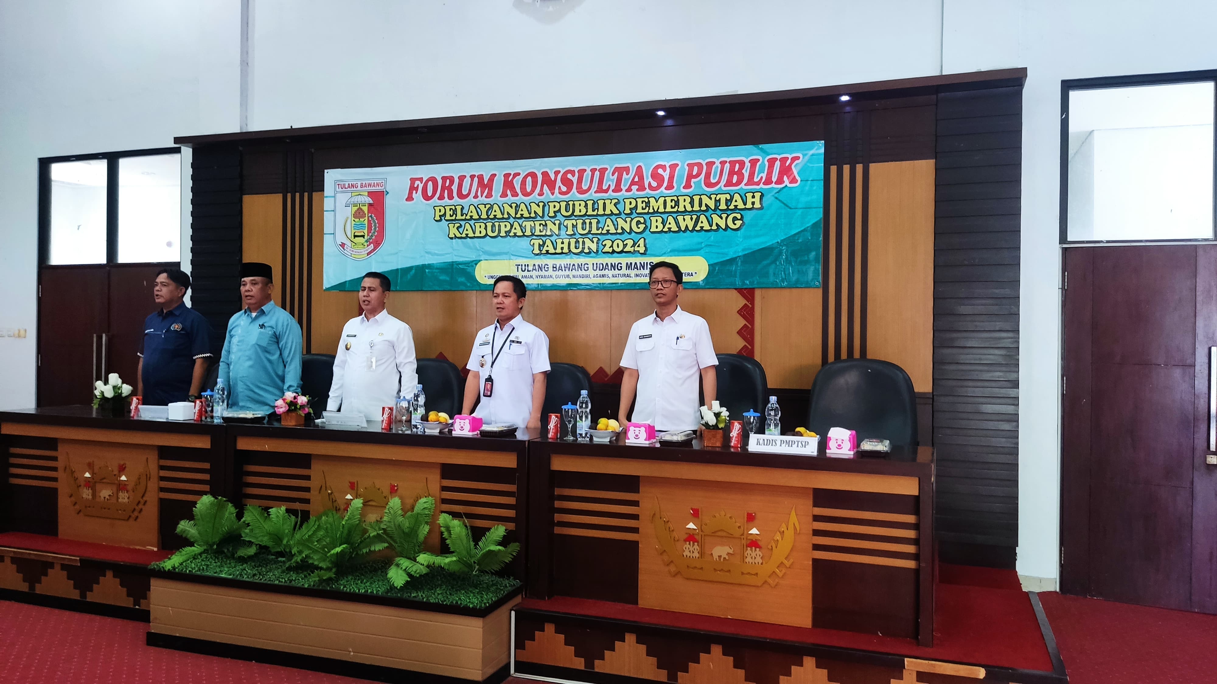 DPMPTSP Kabupaten Tulangbawang Gelar Forum Konsultasi Publik