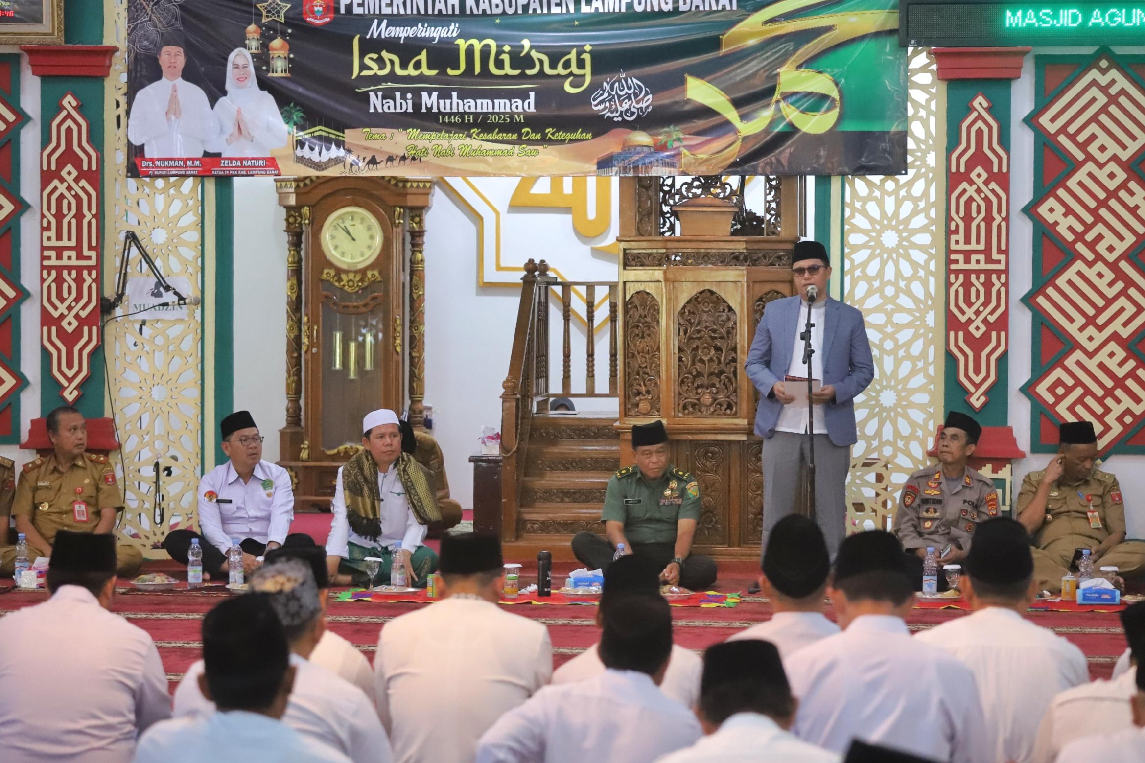 Peringati Isra Mi'raj, Nukman: Momentum Tingkatkan Ibadah