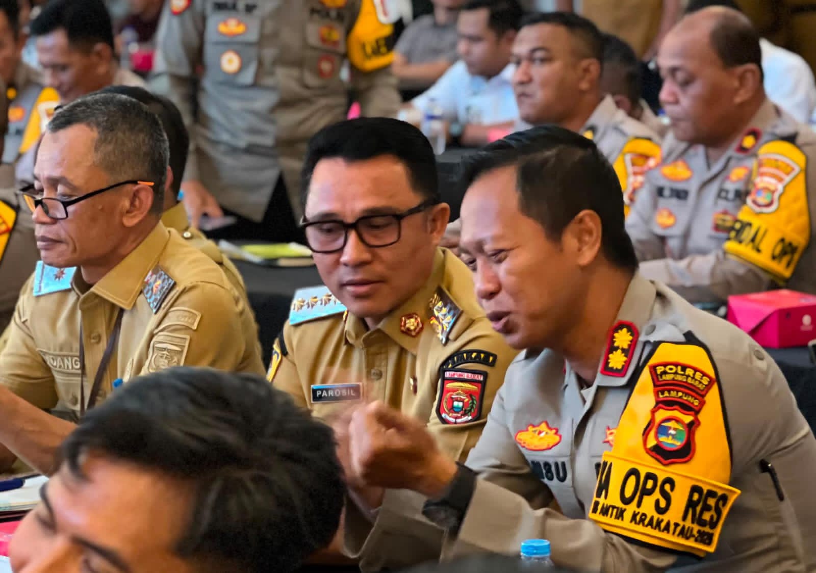 Hadiri Rakor di Polda Lampung, Bupati Parosil Dukung Penyelesaian Konflik Agraria