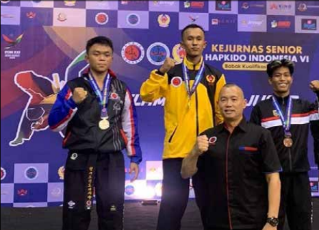 Mahasiswa FKIP Unila Raih Juara 1 Hapkido di Kualifikasi PON XXI