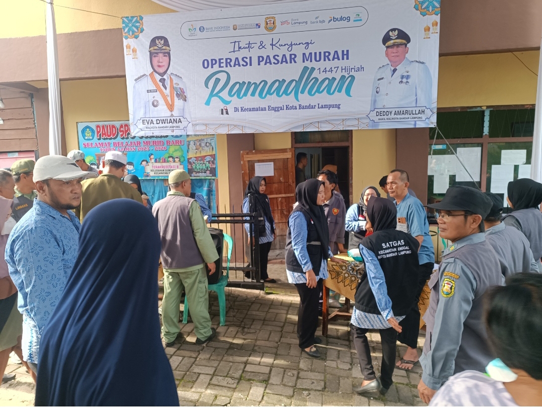 Pemkot Bandar Lampung Gelar Pasar Murah di Kecamatan Enggal 