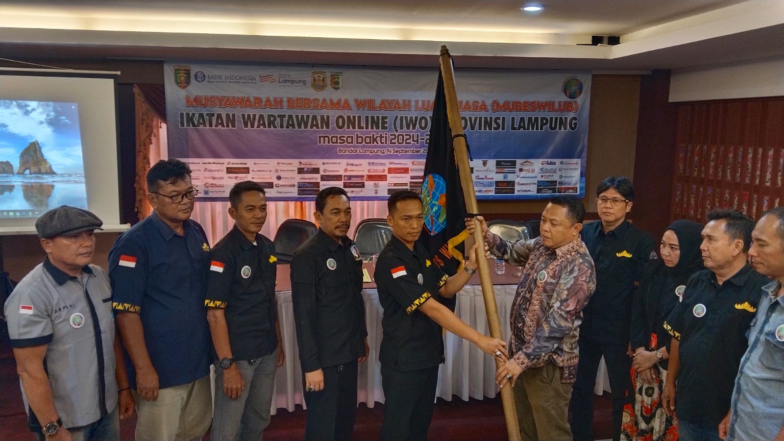 Aprohan Saputra Nakhodai PW IWO Lampung Masa Bakti 2024-2029 