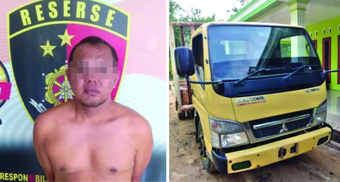 Spesialis Pencurian Truk Kerap Beroperasi di Lampung Berhasil Dibekuk