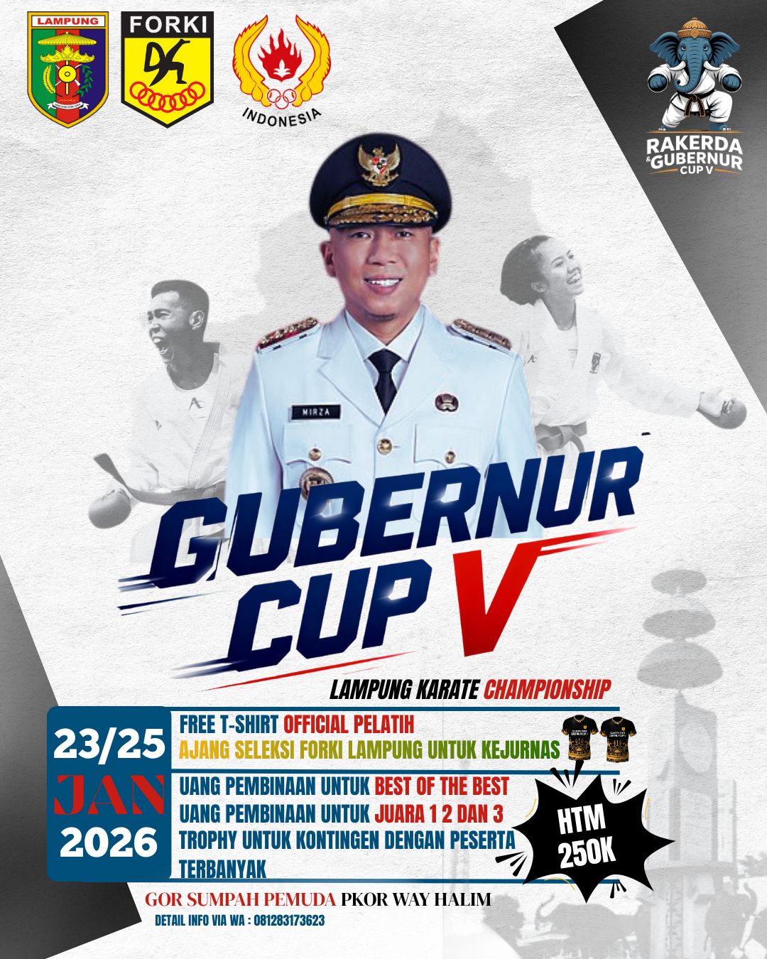 FORKI Lampung Gelar Kejurda Gubernur Cup