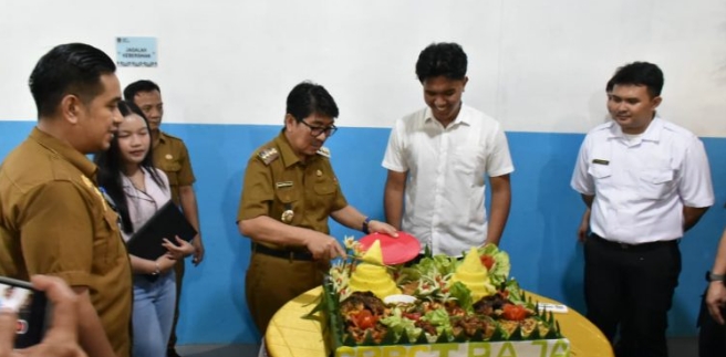 Bupati dan Wabup Lampura Resmikan SPPG Sinar Cerdas Bangsa di Tanjung Raja