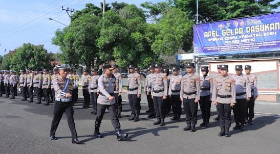 Polres Metro Gelar Operasi Zebra Krakatau 2024, Targetkan 9 Prioritas Pelanggaran