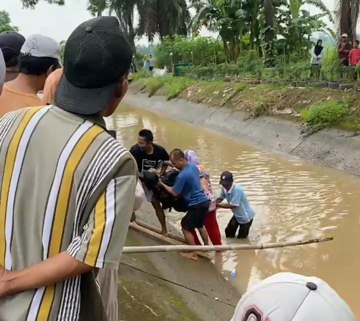 Warga Metro Ditemukan Tewas di Irigasi Pekalongan-Lamtim, Wajahnya Ada Luka