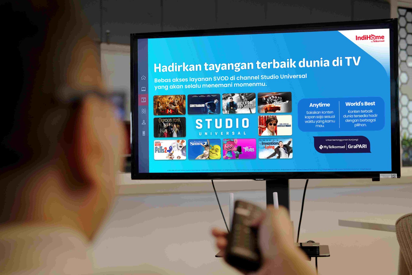 Telkomsel Hadirkan Studio Universal di IndiHome TV, Manjakan Penggemar Film Blockbuster Indonesia