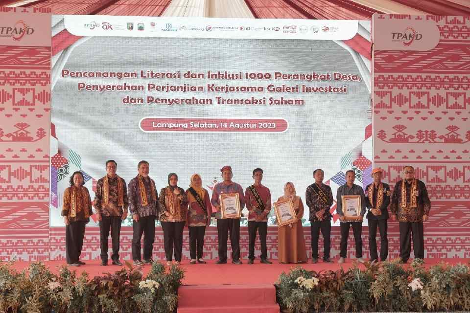OJK Lampung Kembali Kembangkan Desa Inklusi Keuangan di Lampung Selatan