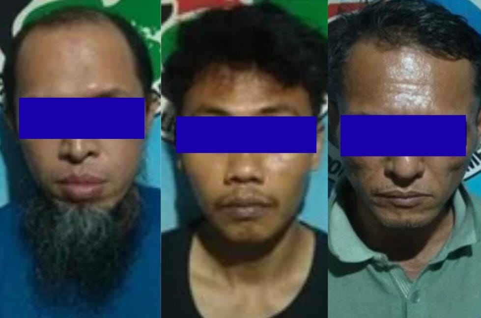 Dalam Satu Malam, Polisi Tangkap Tiga Penyalahguna Sabu di Dua Tempat Berbeda