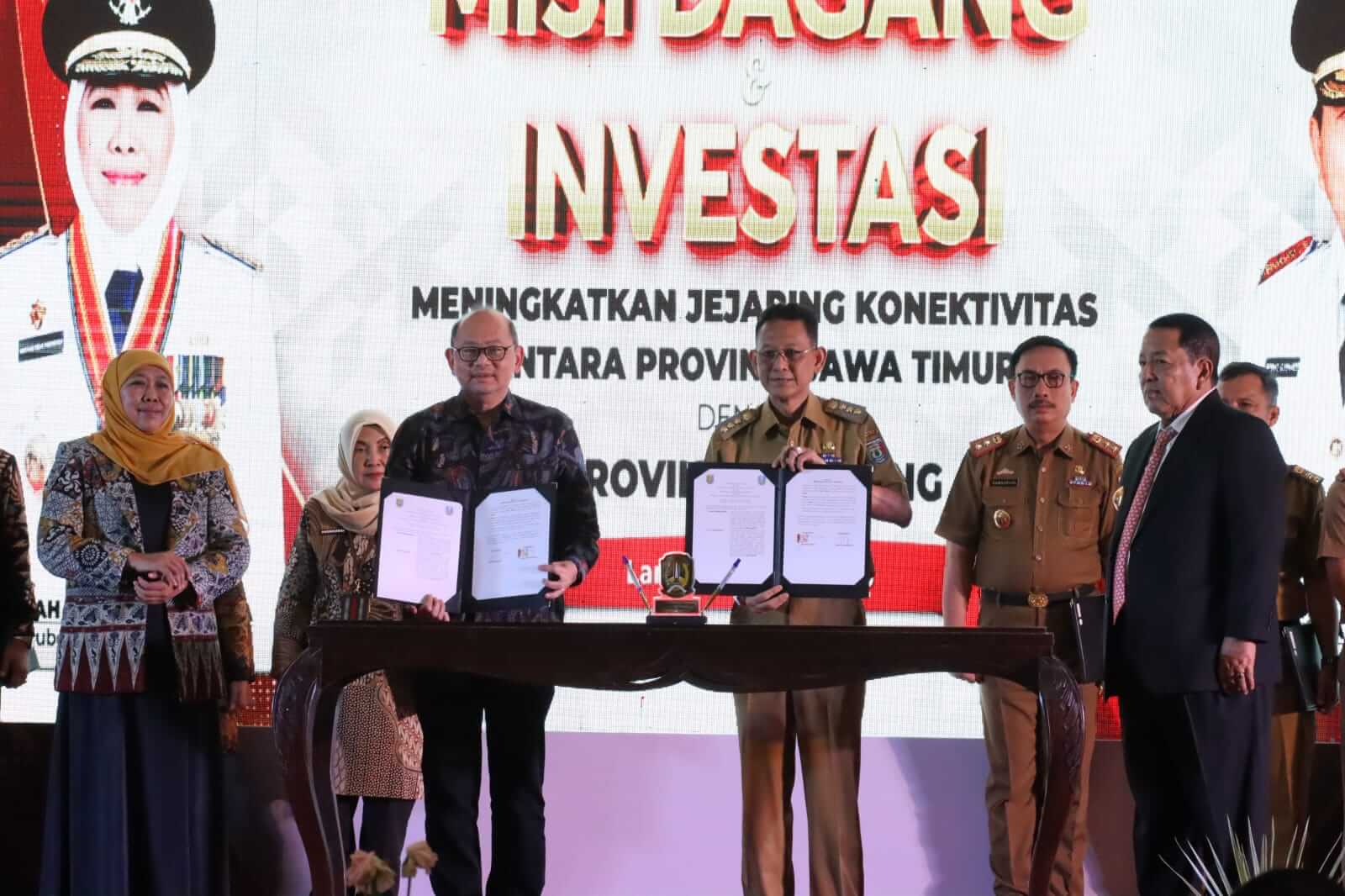 Pemprov Lampung Jalin Kerjasama dengan Pemprov Jawa Timur Melalui Misi Dagang dan Investasi