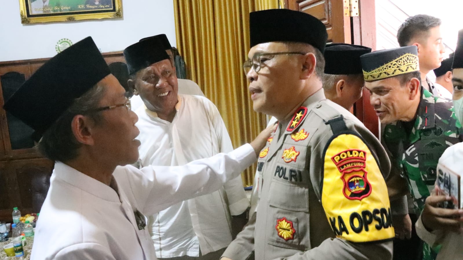 Sinergitas Polri Dan Ulama Kuatkan Lampung Untuk Maju