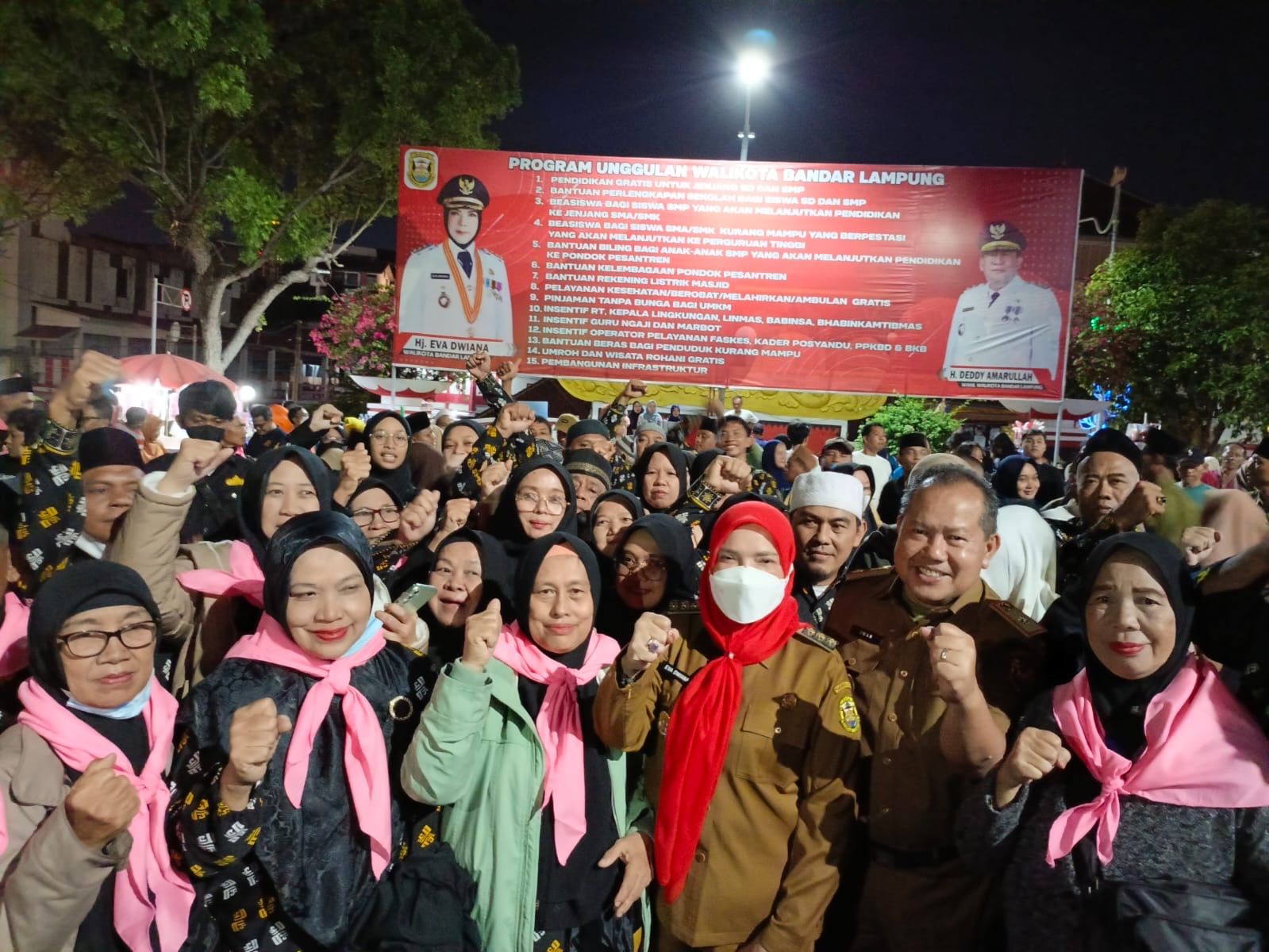 Walikota Hadiri Pelepasan Keberangkatan Jamaah Umroh Kota Bandar Lampung Tahun 2023