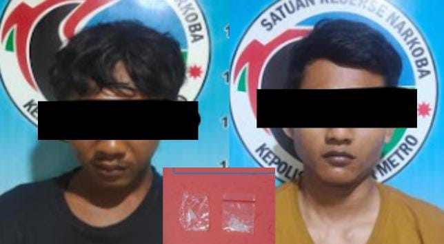 Polisi Tangkap Dua Pemilik Sabu Asal Lamtim, Berat BB Total 0,44 Gram