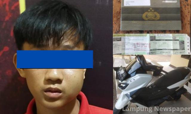 Maling Motor di Area Indekos Metro Timur Ditangkap, Pelaku Dari Lampung Timur