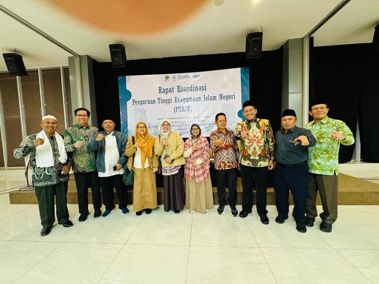 Selaraskan Arah dan Pengembangan Institusi, Rektor UIN Raden Intan Lampung Hadiri Rakor PTKIN se-Indonesia 