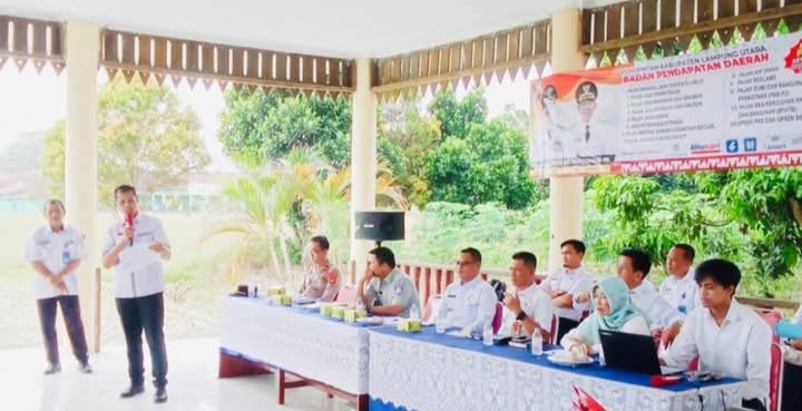 Pemkab Lampura Sosialisasikan Program Pemutihan Pajak Kendaraan di Kecamatan Abung Semuli