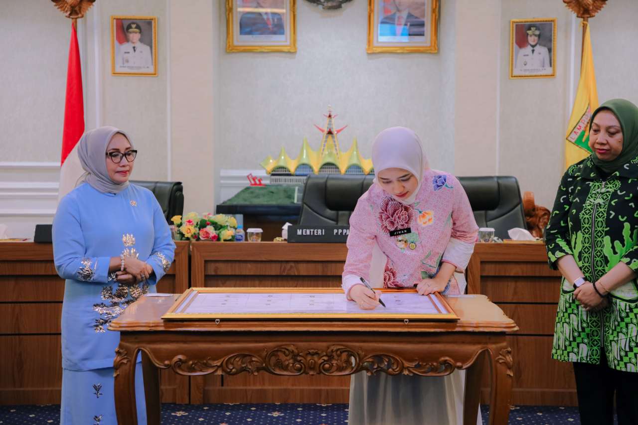 Pemprov Lampung dan Kementerian Komitmen Perkuat Pembangunan Responsif Gender dan Ramah Anak
