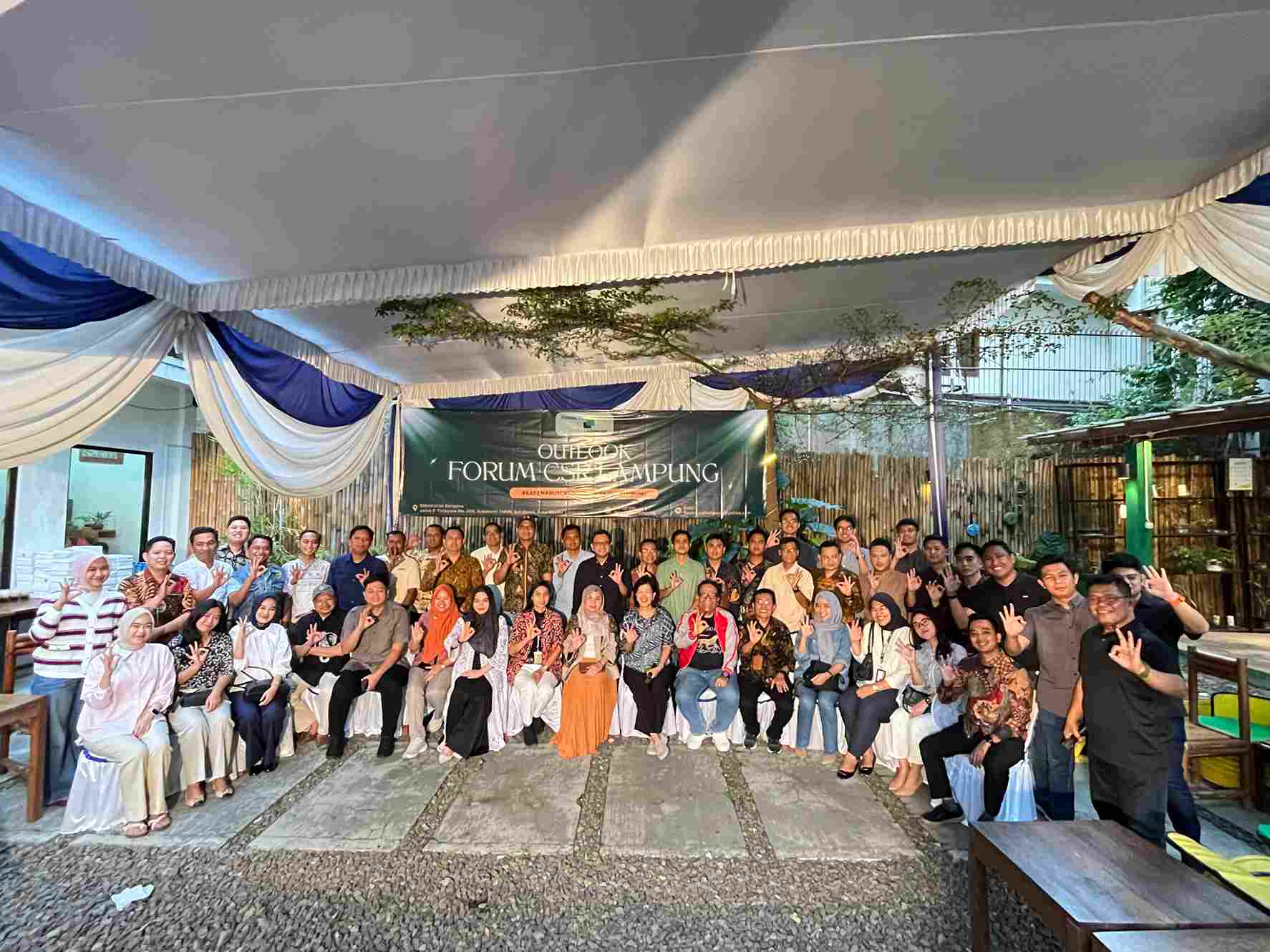 Semangat Bersinergi Yang Berkelanjutan, Forum CSR Lampung Gelar Outlook 2026