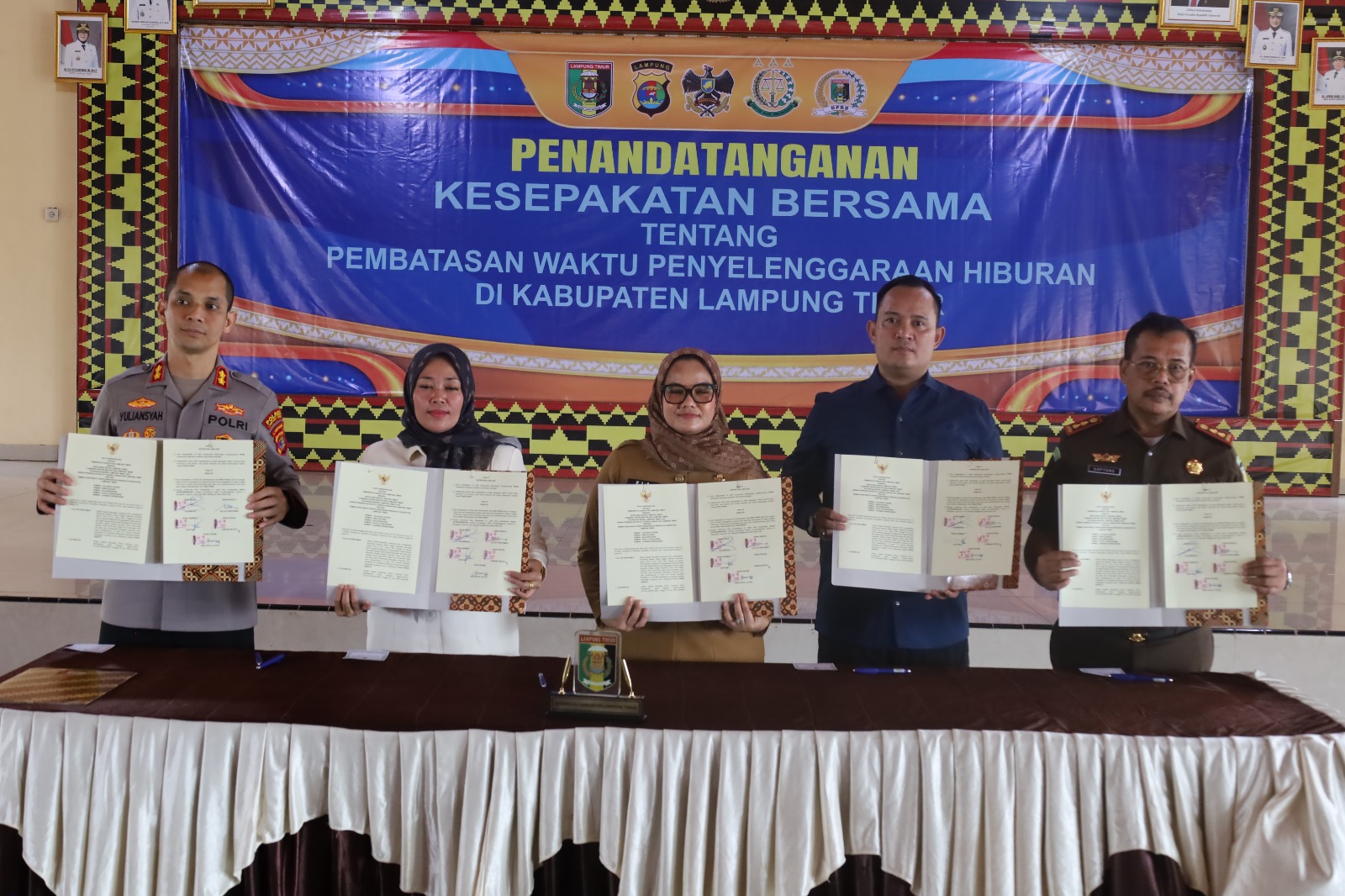Pemkab Lamtim dan Forkopimda Sepakati Pembatasan Hiburan hingga Pukul 17.00 WIB
