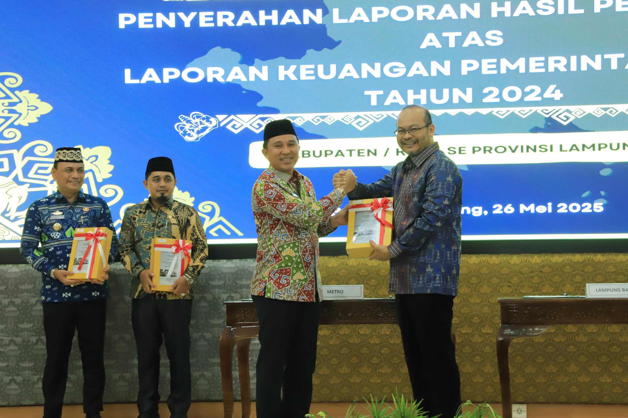 Pemkab Lambar Raih WTP Ke-15 Kali Berturut-turut