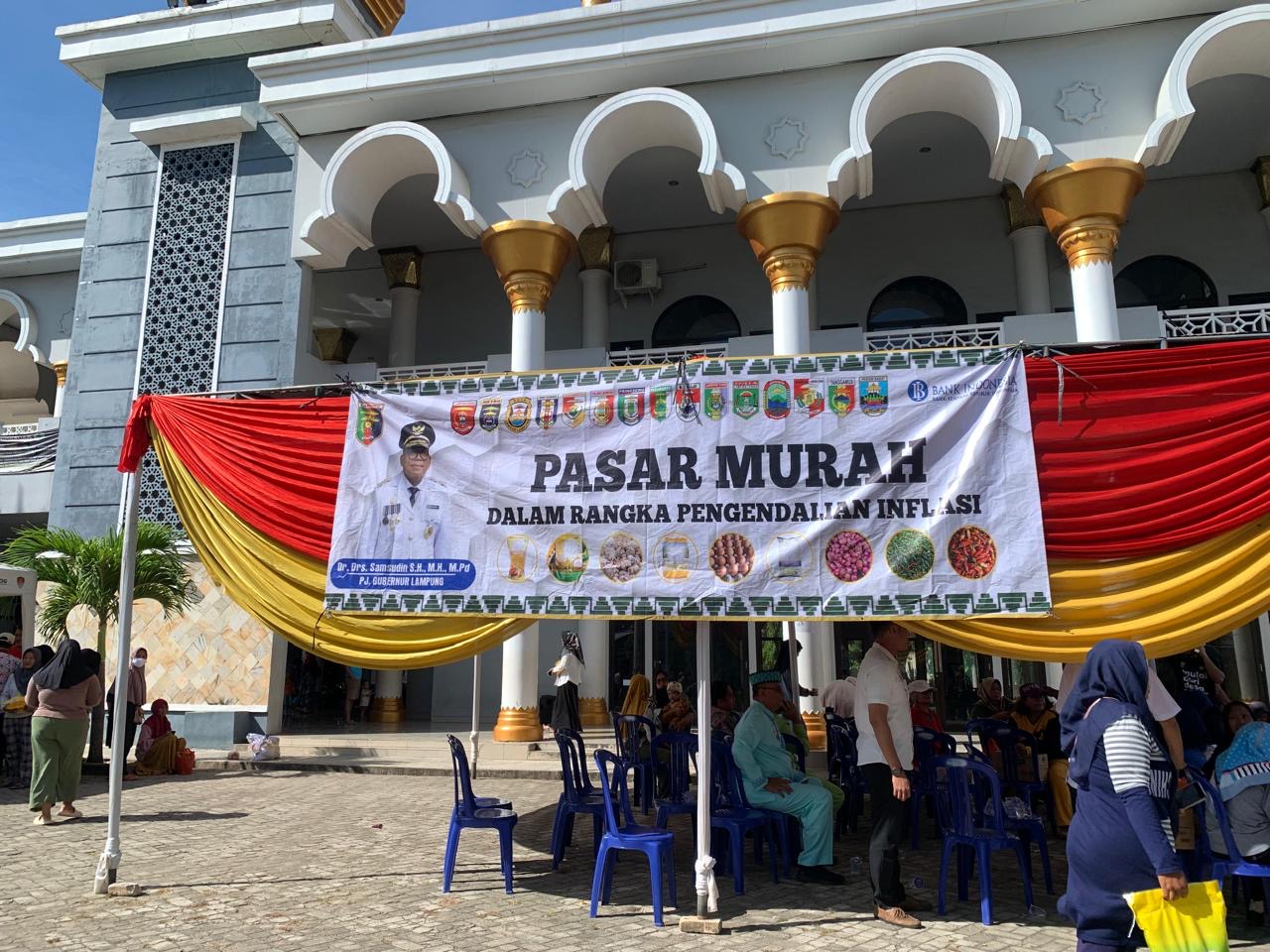 Pemkab Pesawaran Dorong Upaya Pengendalian Inflasi Lewat Operasi Pasar Murah