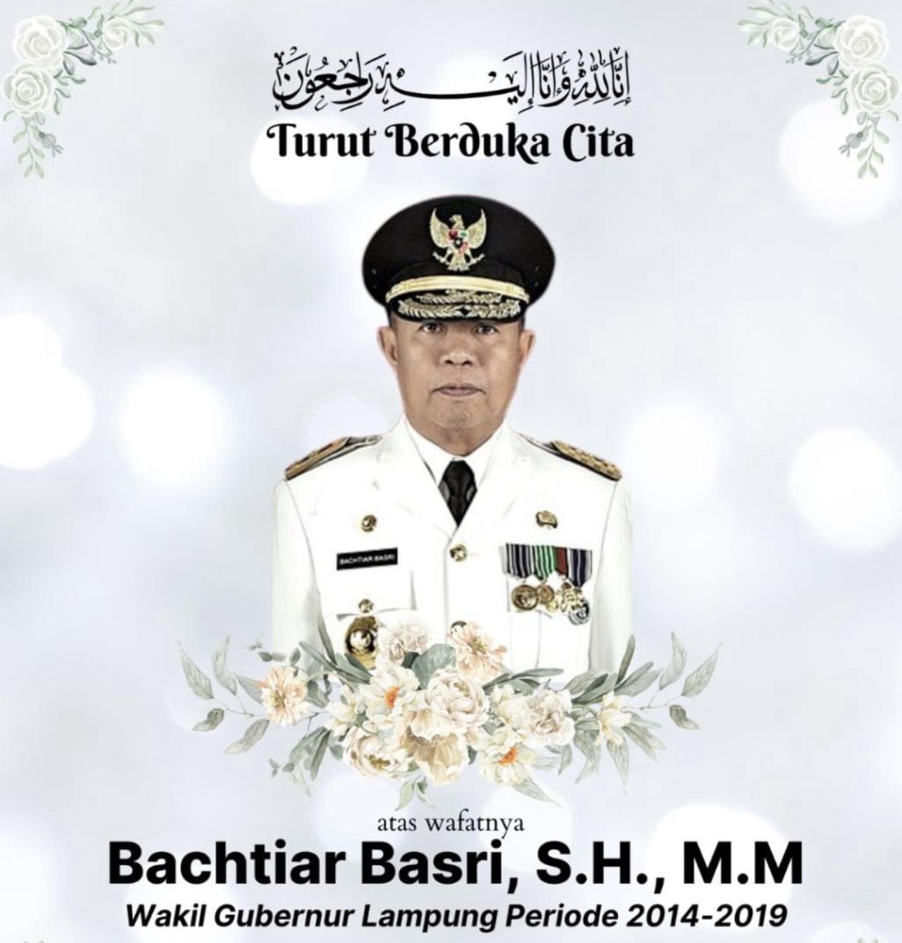 Innalillahi, Mantan Wagub Lampung Bachtiar Basri Tutup Usia