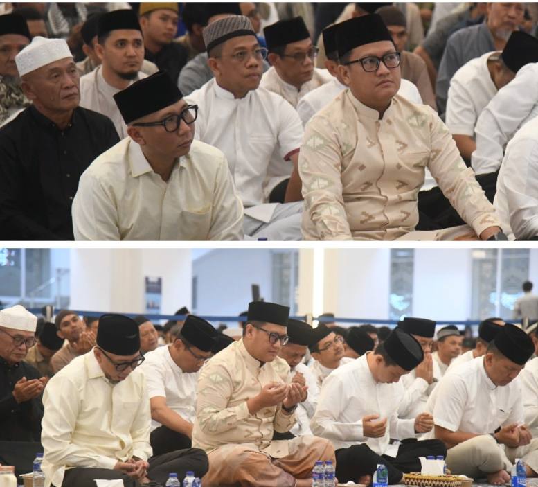Ketua DPRD dan Gubernur Lampung Hadiri Peringatan Nuzulul Qur’an di Masjid Raya Al-Bakrie