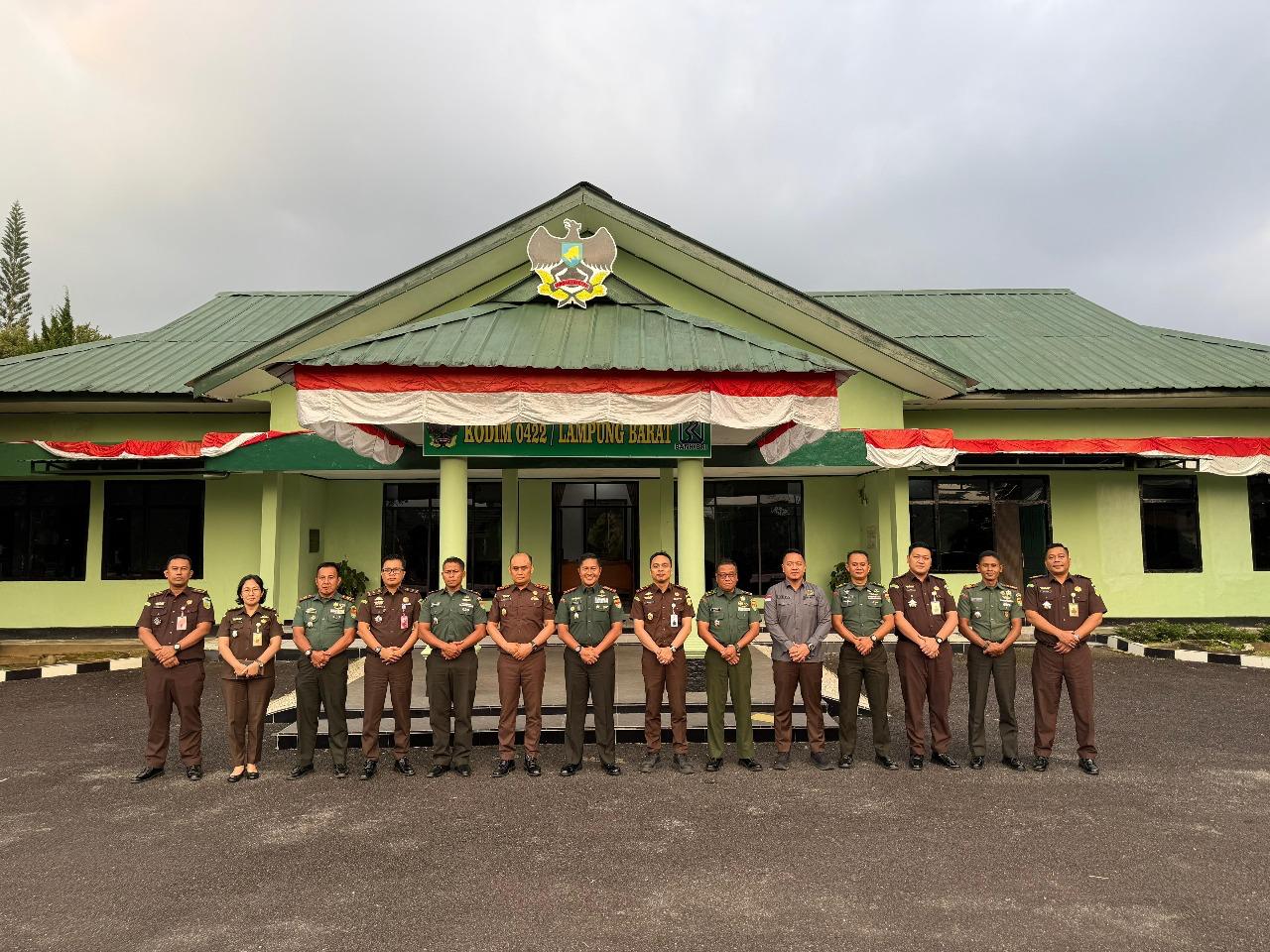 Kodim 0422 Siap Laksanakan Pengamanan Kantor Kejari Lampung Barat