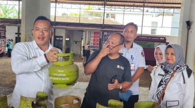 Sempat Langka, di Suplay 300 Ribu Lebih Tabung Gas Melon Untuk Lampung Utara,