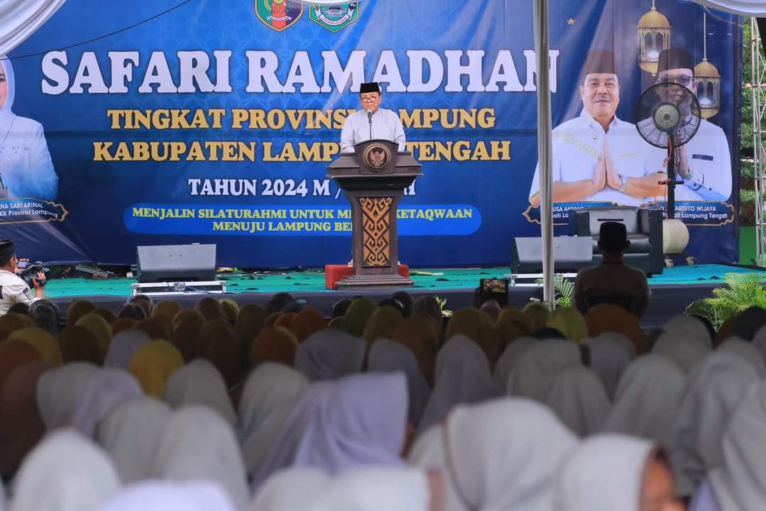Gubernur Arinal Gelar Safari Ramdhan di Kabupaten Lampung Tengah