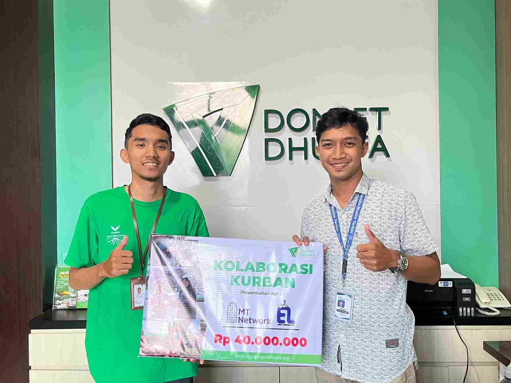 Dompet Dhuafa Lampung Jalin Kerja Sama Kurban dengan Beberapa Perusahaan