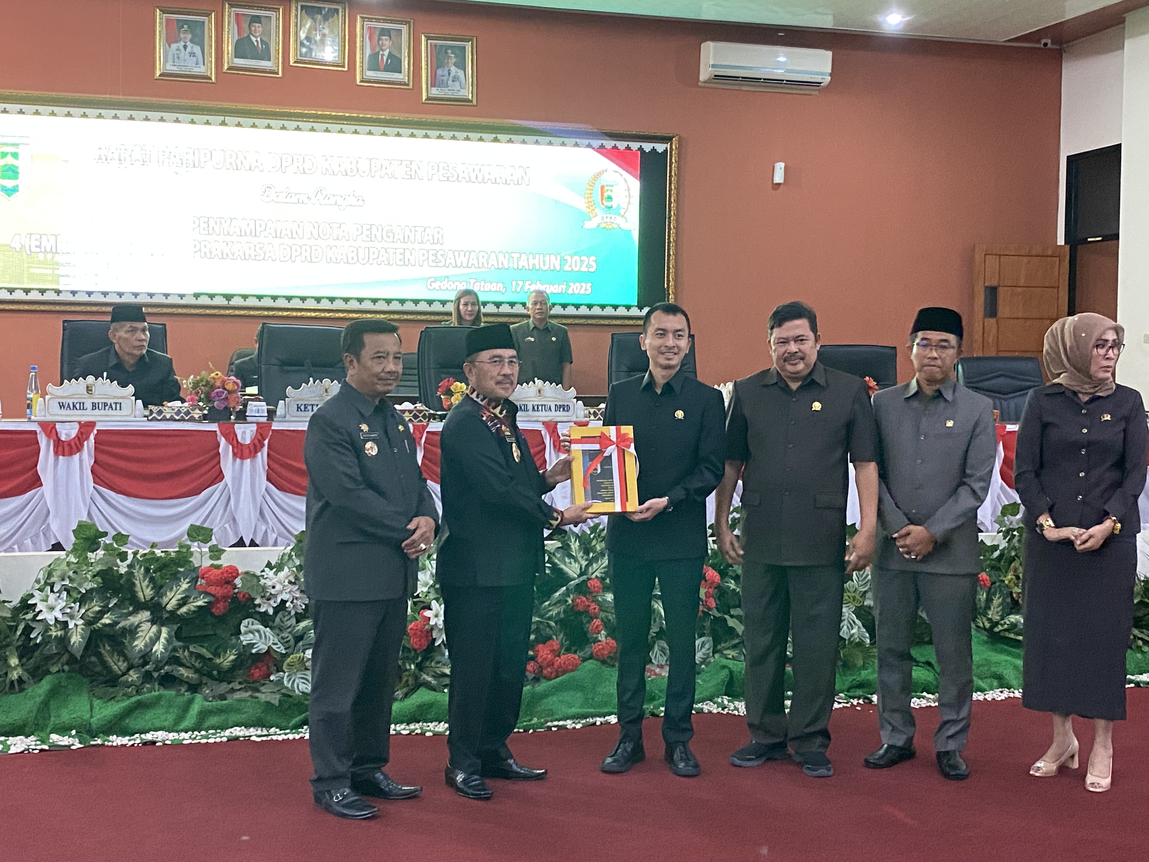 DPRD Pesawaran Sampaikan 4 Ranperda Prakarsa